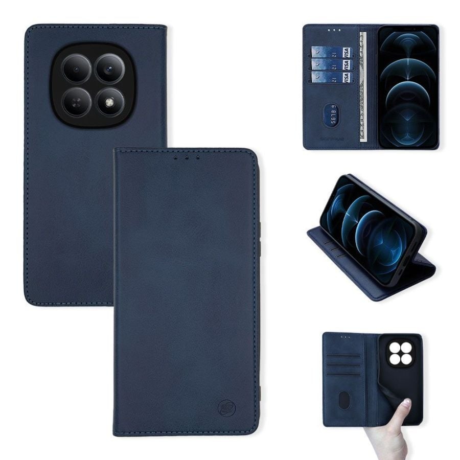 Sonique Θήκη Πορτοφόλι Magnet Wallet Xiaomi Redmi Note 15 4G / Redmi Note 15 5G / Poco M8 5G Μπλε Σκούρο