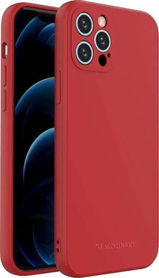 Θήκη Σιλικόνης για Iphone 12 κόκκινη