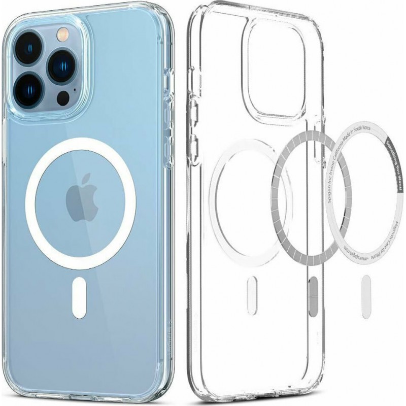 Oem Θήκη TPU &amp; PC Ultra Hybrid Mag Magsafe φορτιστή Για Apple iPhone 15 5G 6,1" Διάφανο