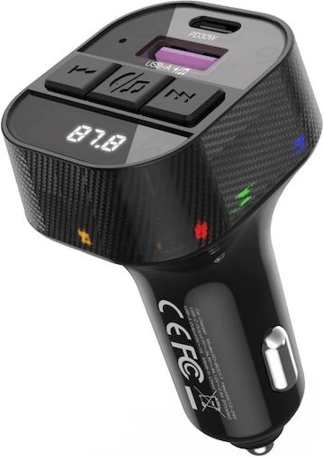 XO BCC17 Smart Bluetooth MP3 A+C Dual Port PD30W Φορτιστής Αυτοκινήτου