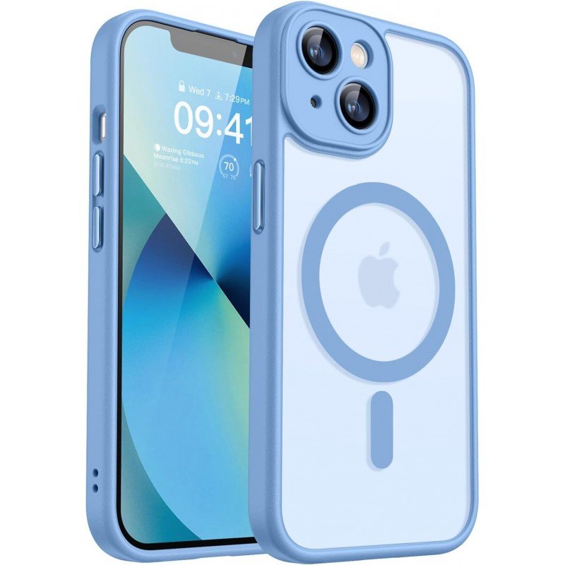 Θήκη Back Cover Electro Magsafe Ημιδιαφανή Για Apple iPhone 14 6.1" Γαλάζιο