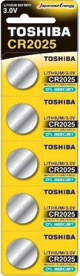 Toshiba Cp-5c Μπαταρίες Λιθίου Ρολογιών CR2025 3V (1ΤΜΧ)