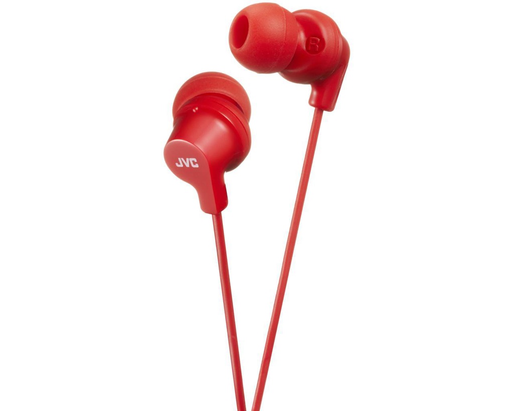 JVC HA-FX10-R-E Colourful inner-ear headphones