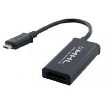 [5908214357222] 4World Adapter MHL (micro USB) [M] &gt; HDMI [F] + micro USB [F], smartphone to TV