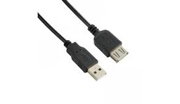 [5908214309580] 4World Cable extension USB 2.0 typu A-A M/F 3m, black