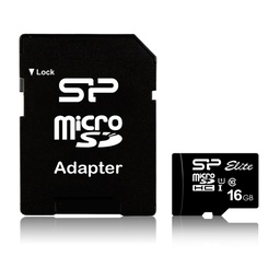 [4712702628173] Silicon Power Elite microSDHC 16GB Class 10 U1 UHS-I με αντάπτορα