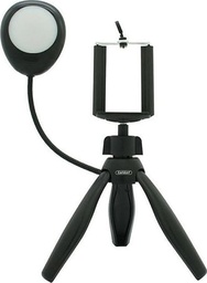 [3000000401811] Earldom ET-ZP15 Mini tripod, With light, Black - 40181