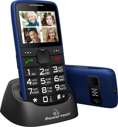 [5210131034439] Powertech Sentry Eco Dual SIM Κινητό με Κουμπιά για Ηλικιωμένους Μπλε