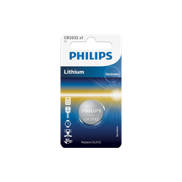 [4895229106185] Philips Electronics Lithium Μπαταρία Ρολογιών CR2032 3V 1τμχ