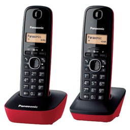 [5025232621910] Panasonic KX-TG1612 Ασύρματο Τηλέφωνο Duo Μαύρο