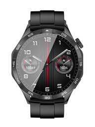 [6920680858811] XO Watch4 AMOLED Smart Αθλητικό Ρολόι Κλήσεων Μαύρο