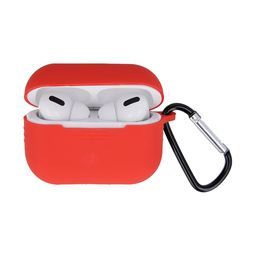 Oem Θήκη Σιλικόνης Με Γάντζο Για Apple AirPods 4 Κόκκινο