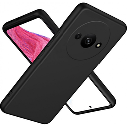 [4598100000007] Θήκη Σιλικόνης Xiaomi Redmi A3 / Poco C61 Μαύρο