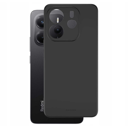 [4598100000007] Θήκη Σιλικόνης Xiaomi Redmi Note 14 4G Μαύρη