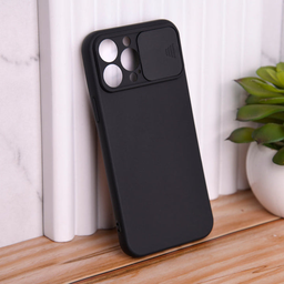 [4598100000007] Θήκη Σιλικόνης Apple iPhone 12 Pro Max Μαύρη