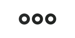 [GLA571] Τζαμάκι Κάμερας / Back Camera Lens για Samsung Galaxy A15 5G / A15 Black (SET 3pcs)