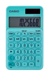 [4549526612855] Casio SL-310UC Αριθμομηχανή Λογιστική Τσέπης 10 Ψηφίων σε Πράσινο Χρώμα