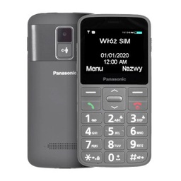 [5025232920471]  Panasonic KX-TU160EXG 2.4&quot; με πλήκτρο SOS, Bluetooth, Μεγάλα Γράμματα Γκρι 