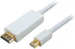 [02.002.0021] Scruffs &amp; Tramps Cable mini DisplayPort male - HDMI male 1.8m Μαύρο