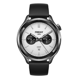 [6941812732403] Xiaomi Watch S4 Aluminium 47mm Αδιάβροχο με Παλμογράφο (Μαύρο)