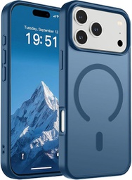 [156367] Θήκη Back Cover Electro Magsafe Ημιδιαφανή Για Apple κλειστή κάμερα iPhone 17 Pro Max 5G 6,9" Σκούρο - Μπλε