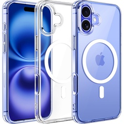 [155459] Oem Θήκη TPU &amp; PC Ultra Hybrid Mag Magsafe φορτιστή Για Apple iPhone 17 5G 6,3" Διάφανο