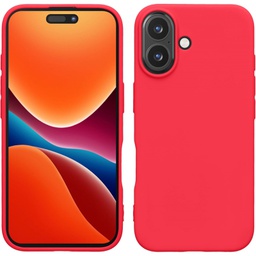 [152622] Oem Θήκη Σιλικόνης Matt 1,5 mm Για Apple iPhone 16 Plus 5G 6,7" Κόκκινο