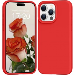 [152600] Θήκη Σιλικόνης Matt 1,5 mm Για Apple iPhone 16 Pro Max 5G 6,9" Κόκκινο