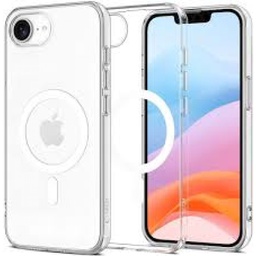 [154548] Θήκη Σιλικόνης Mag Magsafe φορτιστή Για Apple iPhone 16e ( SE 4 2025 ) Διάφανο