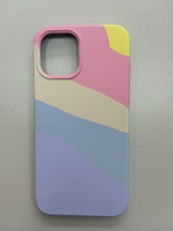 [4858900000004] Oem Θήκη Σιλικόνης  Για Apple iPhone 12 Pro Max 6,7'' Rainbow