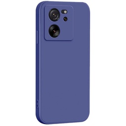 [1488331] Oem Θήκη Σιλικόνης Matt 1,2 mm Για Xiaomi 13T  Σκούρο - Μπλε