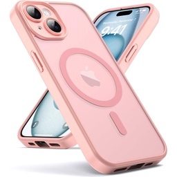 [156497] Θήκη Back Cover Electro Magsafe Ημιδιαφανή Για Apple iPhone 13 6.1'' Ροζ