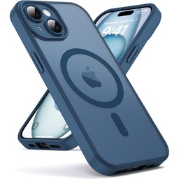 [156493] Θήκη Back Cover Electro Magsafe Ημιδιαφανή Για Apple iPhone 13 6.1'' Σκούρο - Μπλε