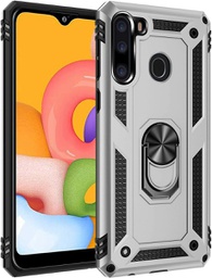 [4873800000008] Θήκη Hybrid Shockproof Armor Case 360 Degree Metal Rotating Ring Car Mount Holder για Samsung Galaxy A20