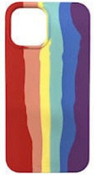 [4874100000002] Θήκη Σιλικόνης Για Apple iPhone 12 Pro Max 6,7'' Rainbow