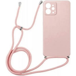 [4874300000000] Θήκη Σιλικόνης για Apple iPhone 11 με Λουρί Ροζ