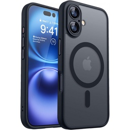 [152472] Θήκη Back Cover Electro Magsafe Ημιδιαφανή Apple iPhone 16 5G 6,1" Μαύρο
