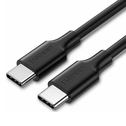 [6957303813063] UGREEN Cable USB-C to USB-C, 2m, 3A, Nickel plating black – US286 / 10306