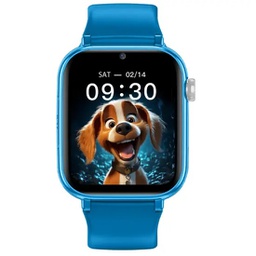 [5908235977775] Smartwatch Maxcom FW59 Kiddo 4G GPS IP65 670mAh με 1.85” IPS 20mm Silicon Band και SOS Button Μπλέ με Δυνατότητα Κλήσεων