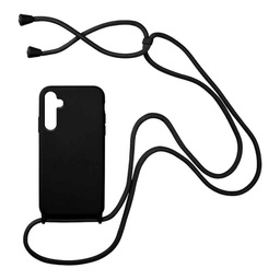[155837] Θήκη Για Samsung Galaxy A17 5G Με Λουρί Μαύρο