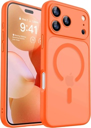 [156972] Θήκη Back Cover Electro Magsafe Ημιδιαφανή Για Apple iPhone 17 Pro Max 5G 6,9" πορτοκαλί-κλειστή κάμερα