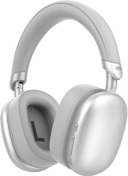 [6975837585577] XO BE55 Ασύρματα / Ενσύρματα On Ear Ακουστικά με 16 ώρες Λειτουργίας Ασημί