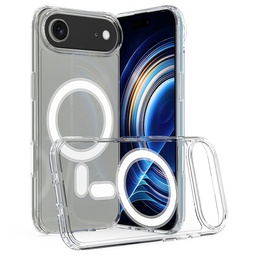 [989376] Θήκη TPU &amp; PC Ultra Hybrid Mag Magsafe φορτιστή  Apple iPhone 16e / 17e  Διάφανο