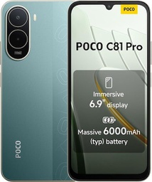 [6932554488376] Xiaomi Poco C81 Pro Dual SIM (4/256GB) Πράσινο