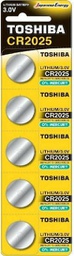 [4904530108136] Toshiba Cp-5c Μπαταρίες Λιθίου Ρολογιών CR2025 3V (1ΤΜΧ)