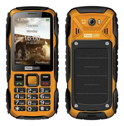 [359694081204775] Maxcom MM920 L 2.8" Water-dust proof IP67 με Φακό, Ραδιόφωνο (Λειτουργεί χωρίς Handsfree) και Κάμερα Πορτοκαλί - Μαύρο