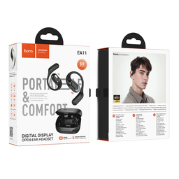 [6942007662680] Wireless Hands Free Hoco EA11 Honey TWS v5.4 500mAh 8h Ώρες Λειτουργίας Μαύρα