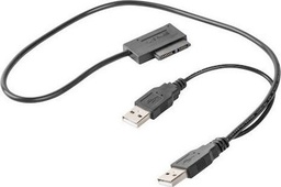 [8716309089791] GEMIBRD ADAPTER USB + POWER - SATA SLIM SSD